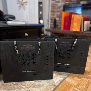 2 Breitling Shopping Bags